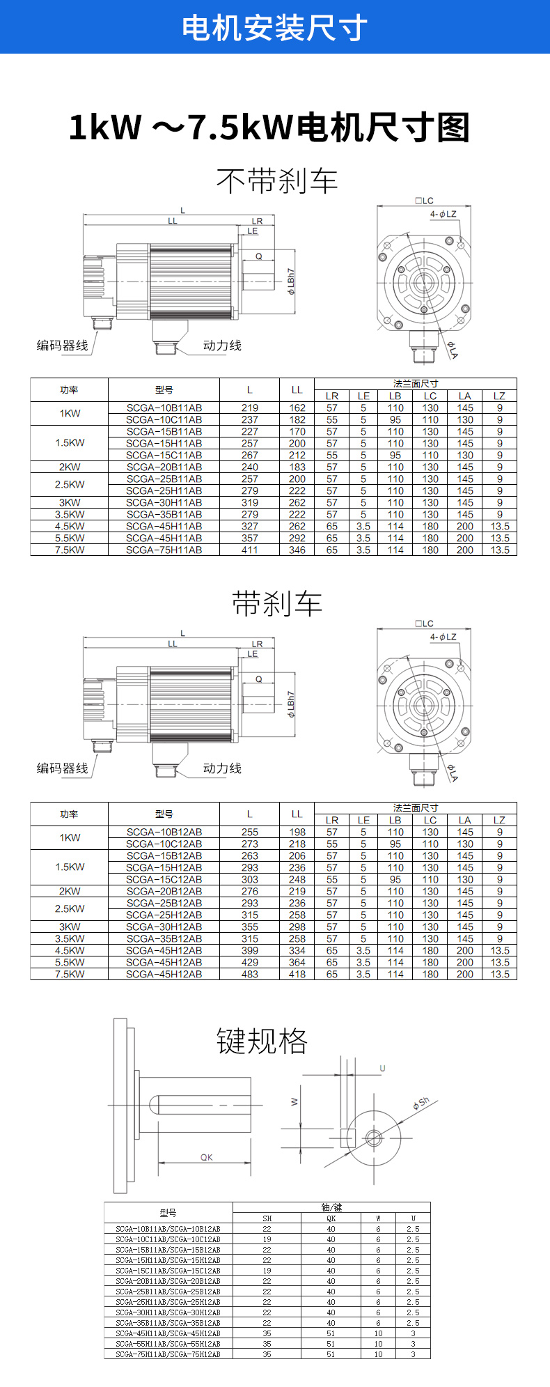 台湾拓达伺服电机安装尺寸